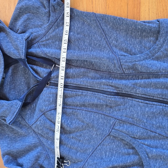 Athleta CYA Heathered Blue Hoodie Sweatshirt- M - Picture 6 of 12